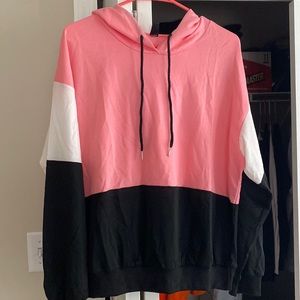 Pink hoodie